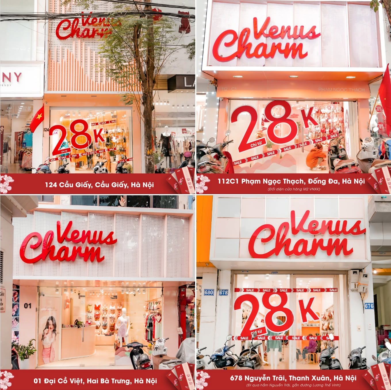 Hệ thống cửa hàng Venus Charm